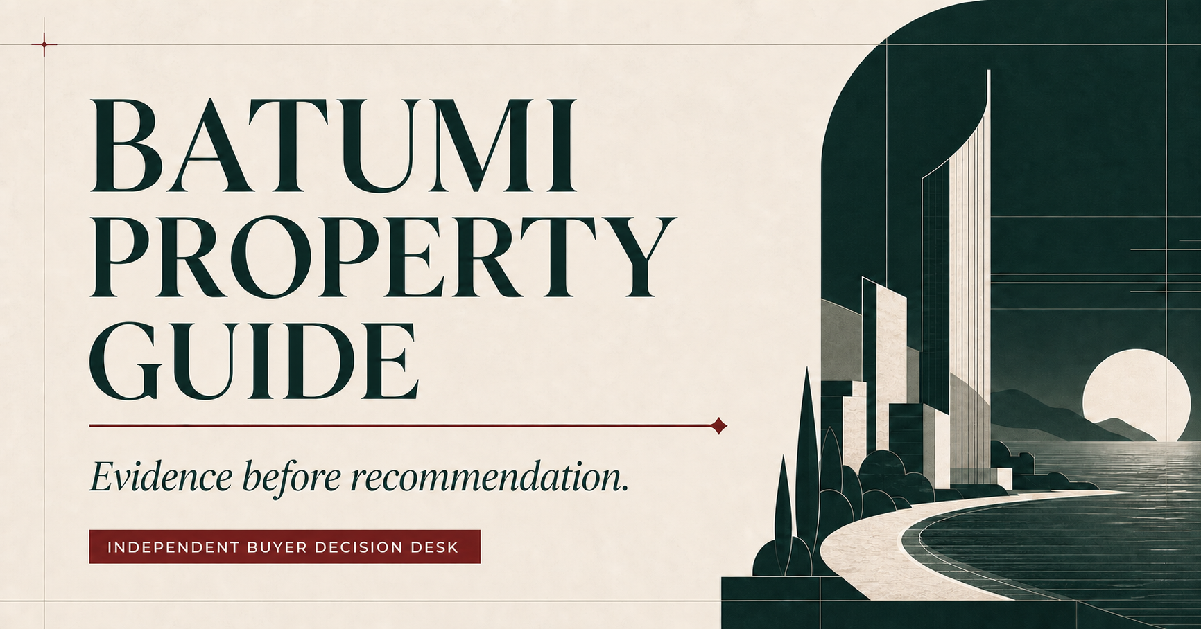 Editorial illustration for the Batumi Property Guide